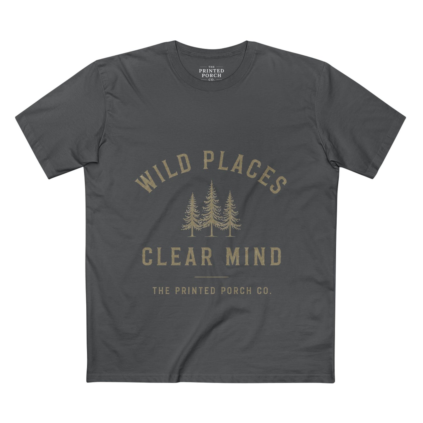 Wild Places Clear Mind Tee — Outdoor Adventure Nature T-Shirt
