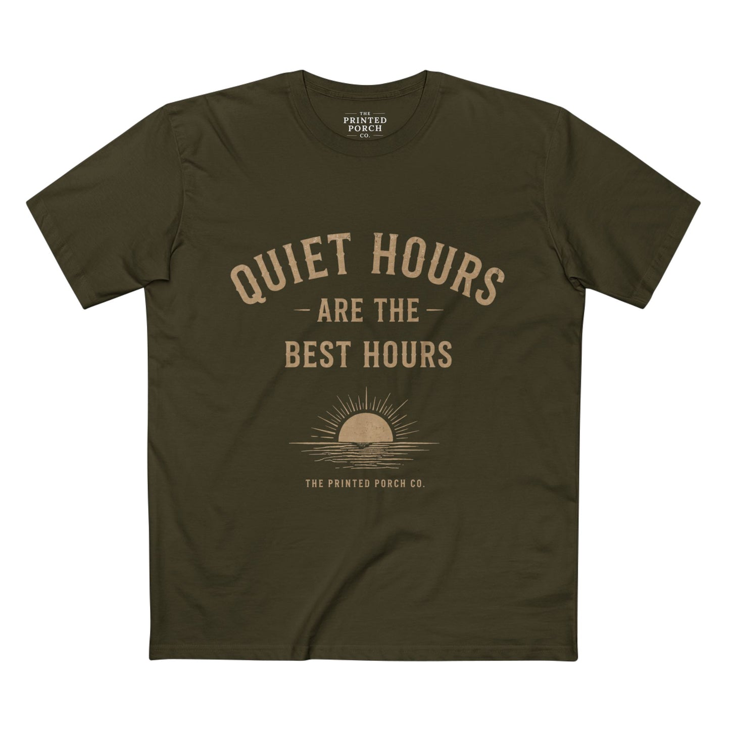 Quiet Hours Are the Best Hours Tee — Adult Staple T-Shirt