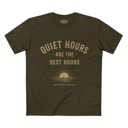 Quiet Hours Are the Best Hours Tee — Adult Staple T-Shirt