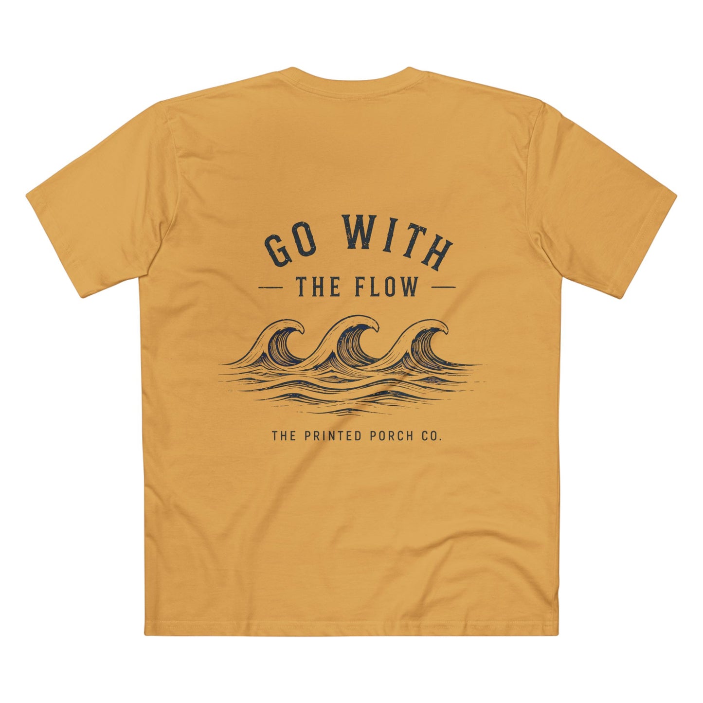 Go With the Flow Shirt | Ocean Wave Beach Graphic Tee