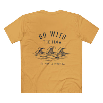 Go With the Flow Shirt | Ocean Wave Beach Graphic Tee
