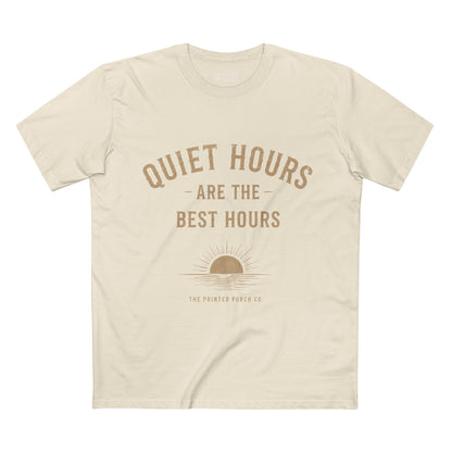 Quiet Hours Are the Best Hours Tee — Adult Staple T-Shirt